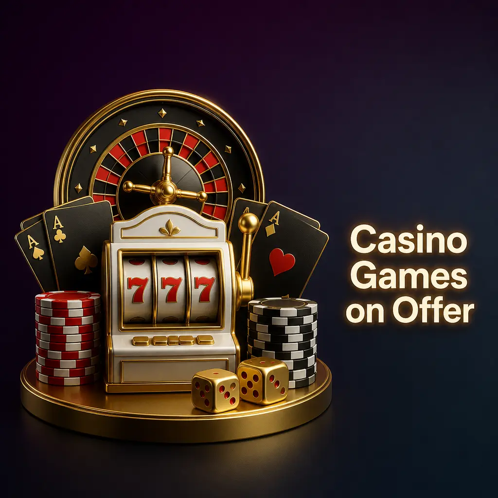 Casino games lobby showing slots and live dealer tables at Avantgarde Casino