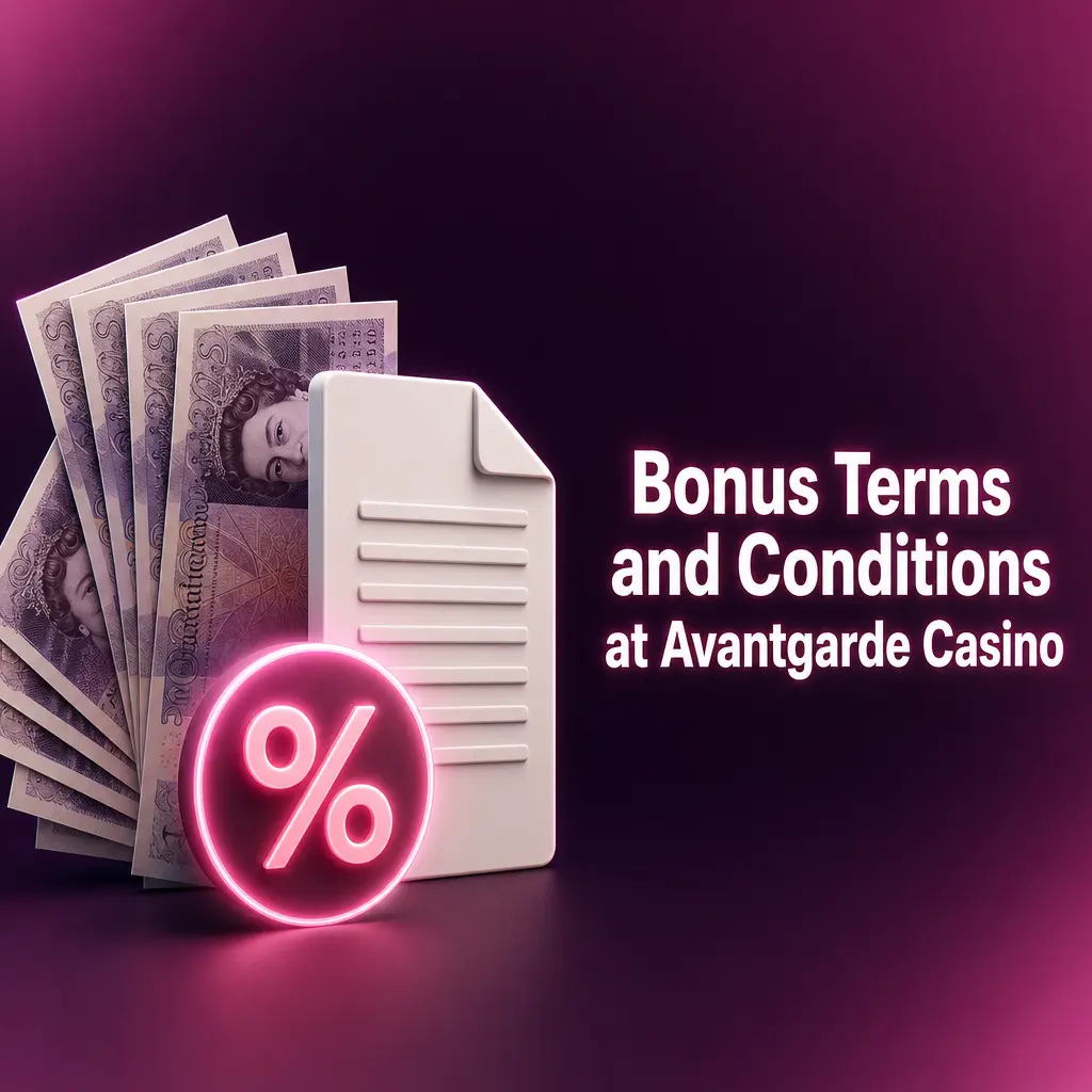 Bonus terms and conditions overview at Avantgarde Casino