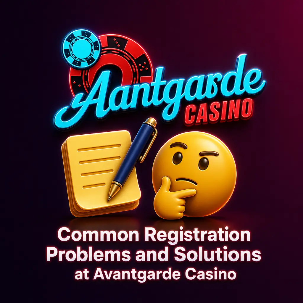 Registration troubleshooting at Avantgarde Casino