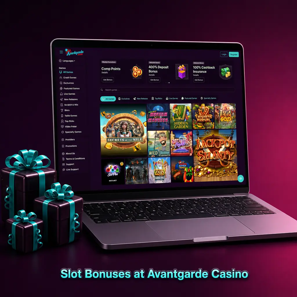 Avantgarde Casino slot bonus promotion